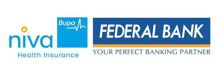 Niva Bupa Federal Bank logo